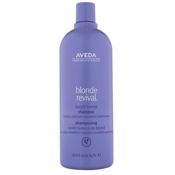 Aveda Blonde Revival Purple Toning Shampoo 1 Liter - Picture 9 of 9